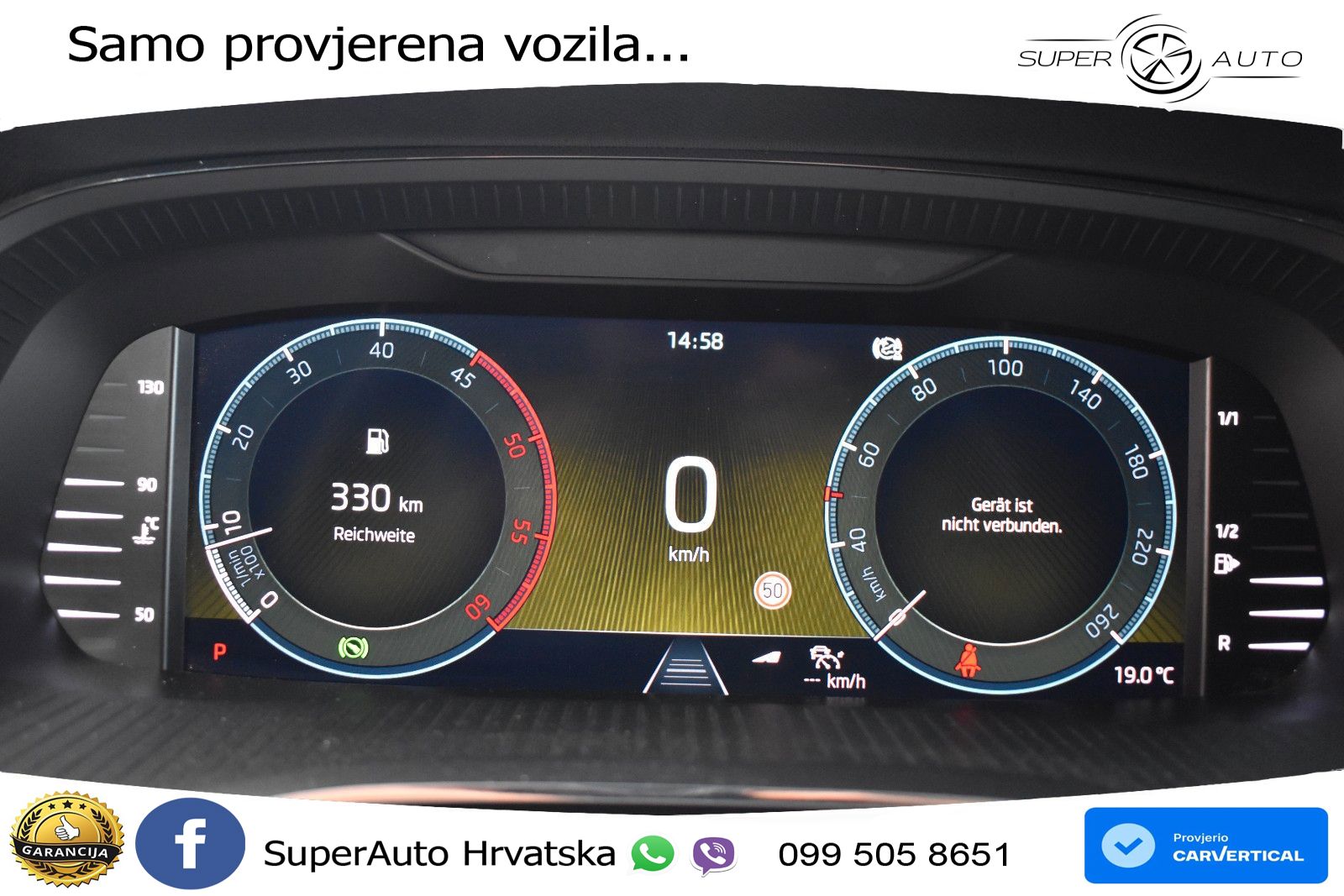 Škoda Octavia Combi 2.0 TDI (150 KS) DSG LED+GR SJED+ACC
