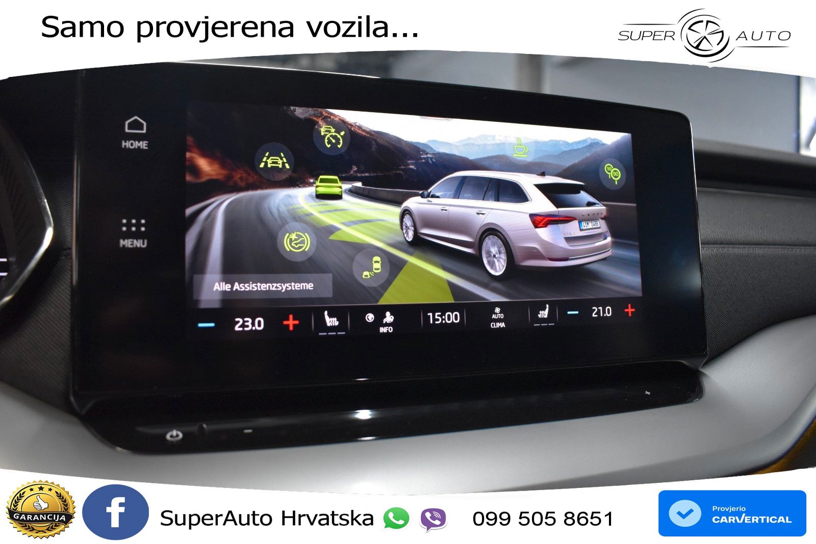 Škoda Octavia Combi 2.0 TDI (150 KS) DSG LED+GR SJED+ACC