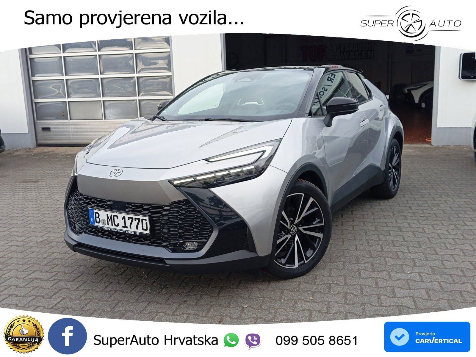 Toyota C-HR 2.0 (198 KS) Hybrid e-CVT LED+GR SJED+ACC