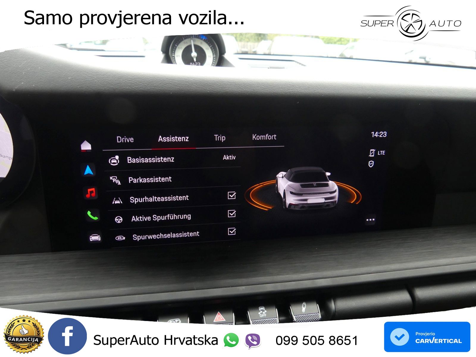 Porsche 911 Targa 4 GTS 3.0 (480 KS) PDK LED+GR SJED+ACC