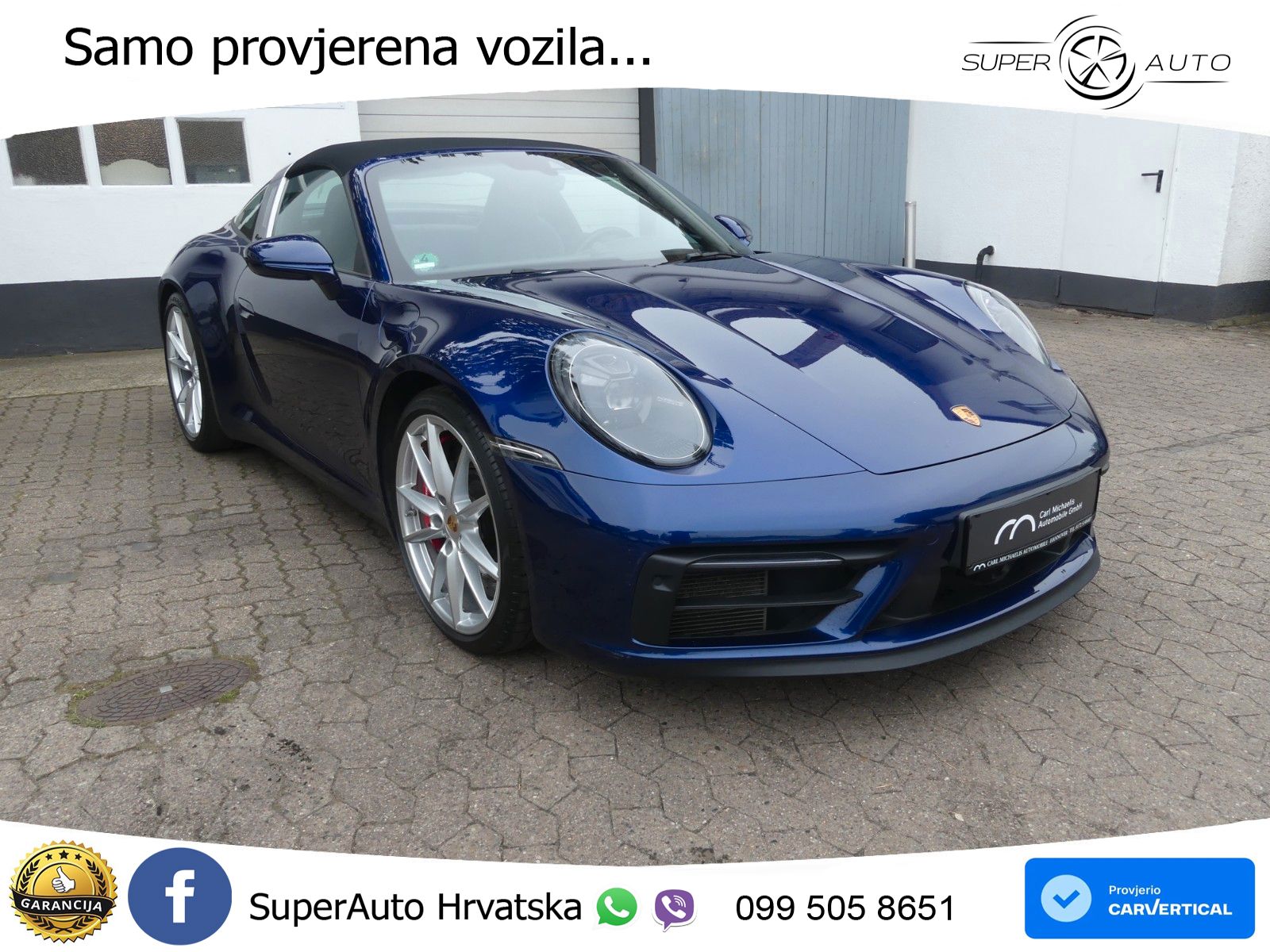 Porsche 911 Targa 4 GTS 3.0 (480 KS) PDK LED+GR SJED+ACC