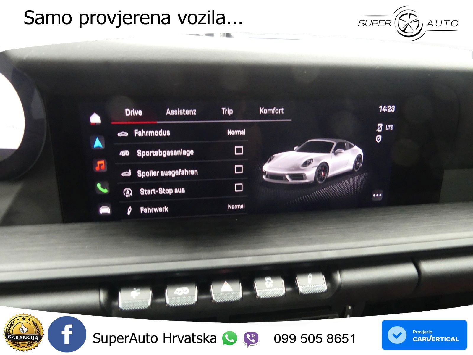 Porsche 911 Targa 4 GTS 3.0 (480 KS) PDK LED+GR SJED+ACC