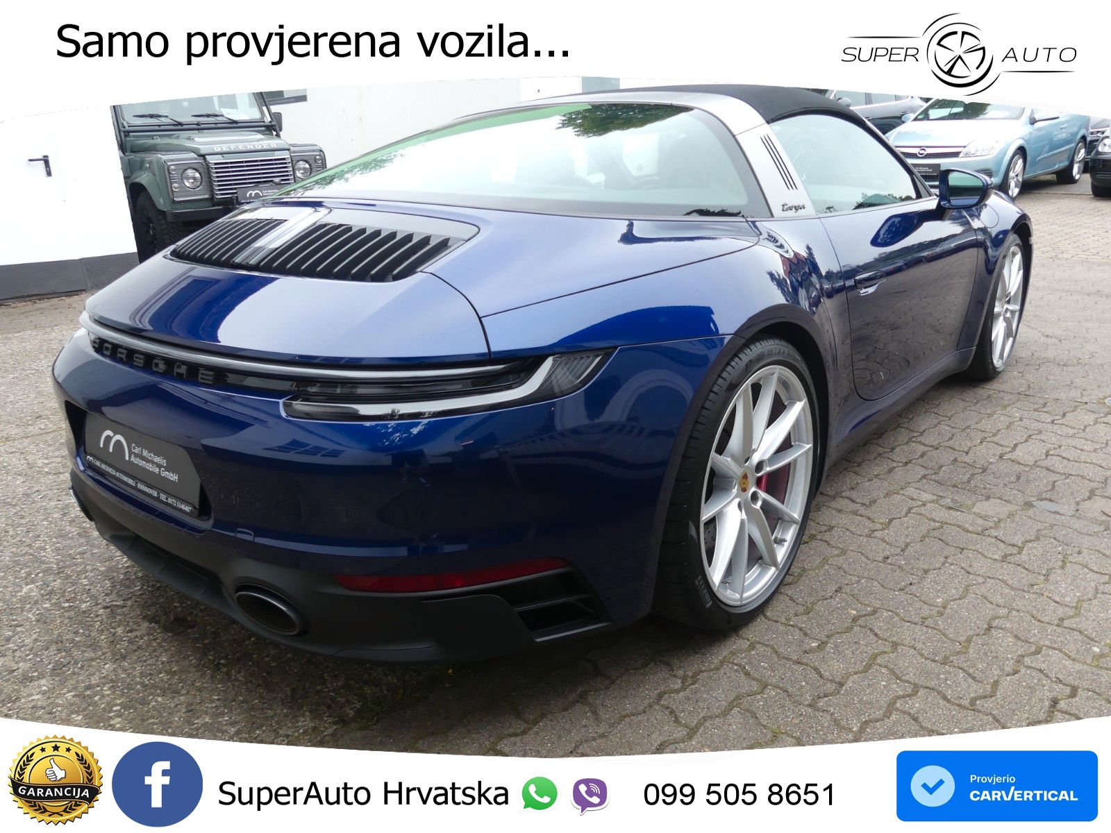 Porsche 911 Targa 4 GTS 3.0 (480 KS) PDK LED+GR SJED+ACC