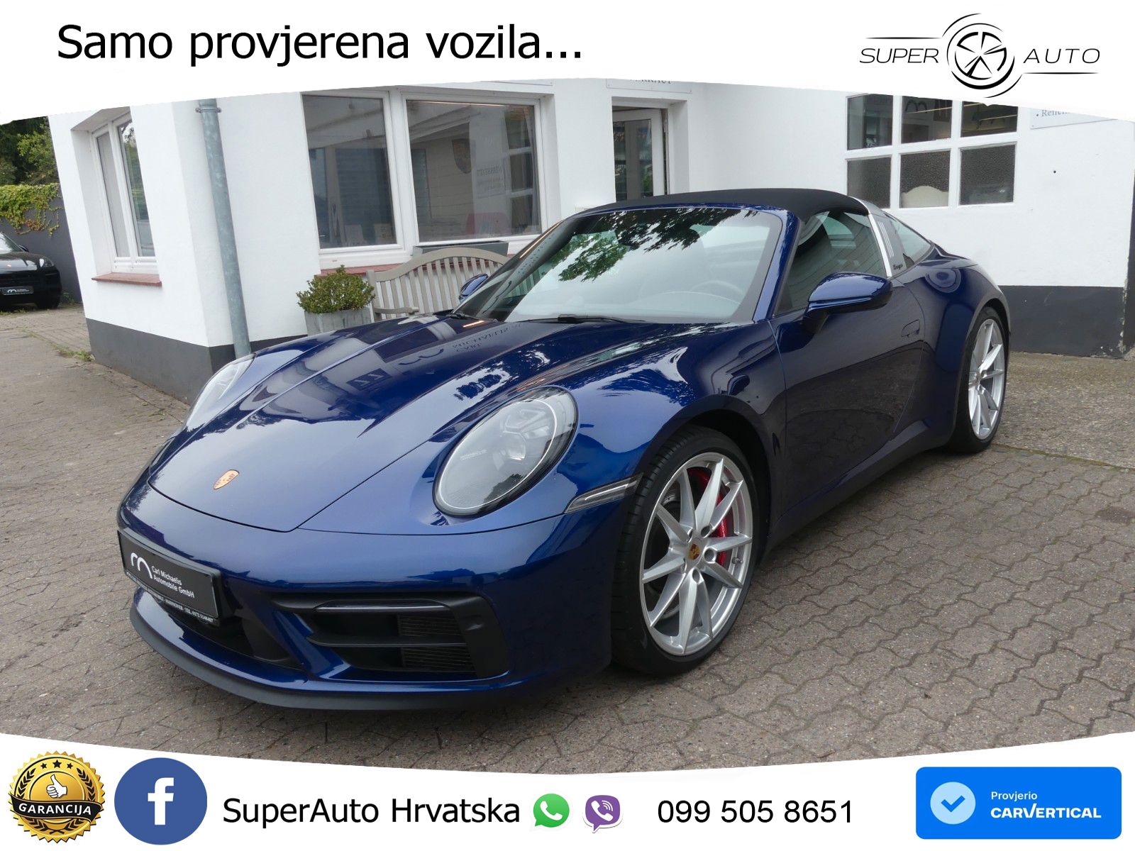 Porsche 911 Targa 4 GTS 3.0 (480 KS) PDK LED+GR SJED+ACC