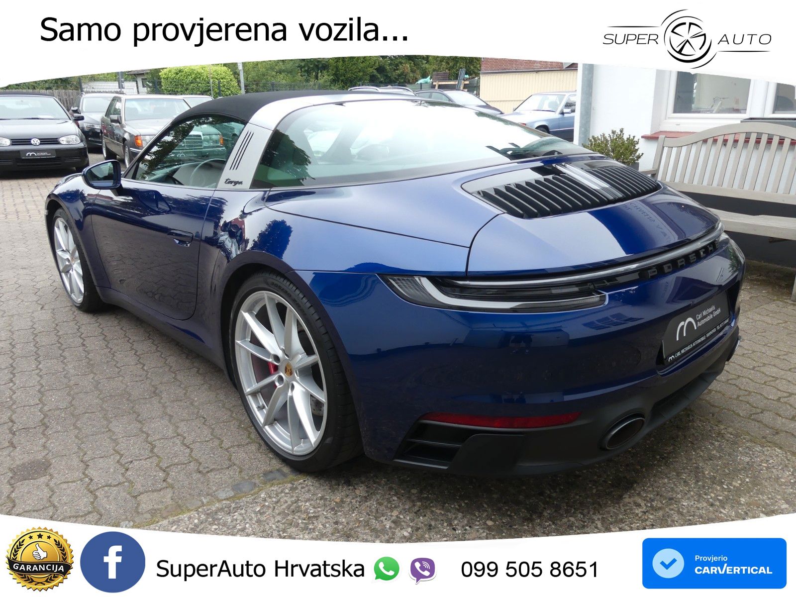 Porsche 911 Targa 4 GTS 3.0 (480 KS) PDK LED+GR SJED+ACC