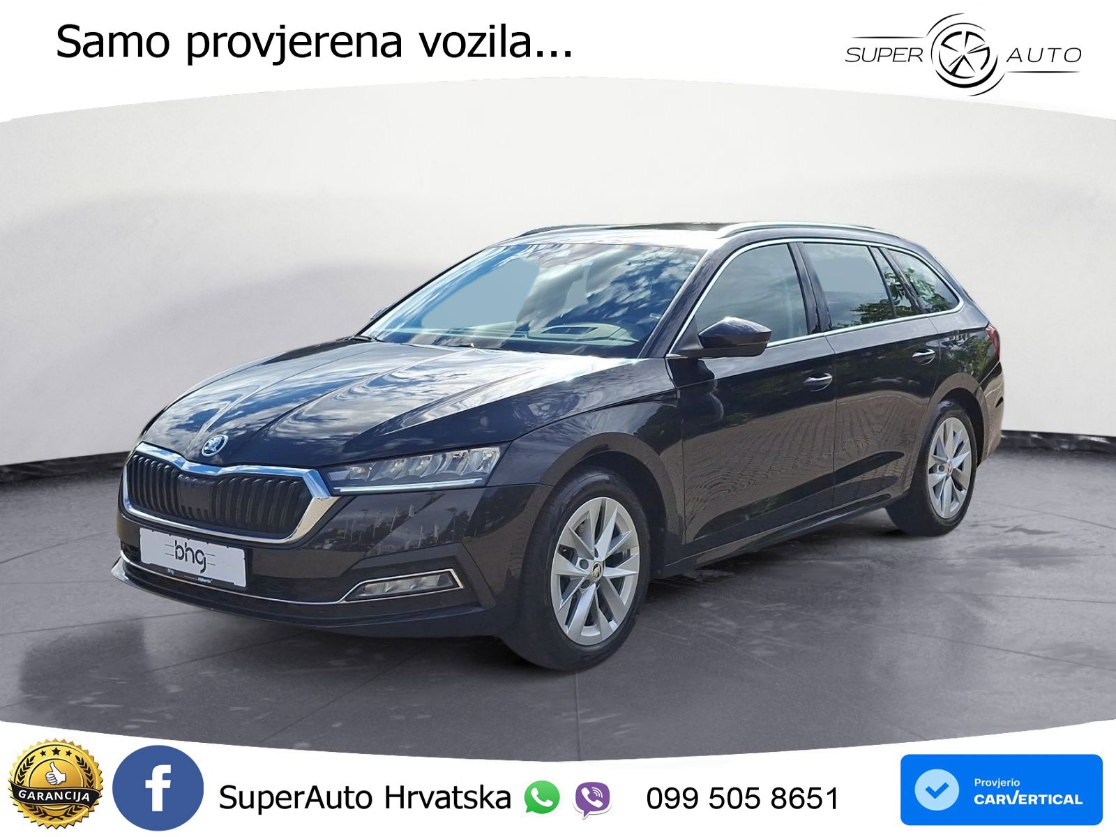Škoda Octavia Combi 2.0 TDI (150 KS) DSG LED+GR SJED+ACC