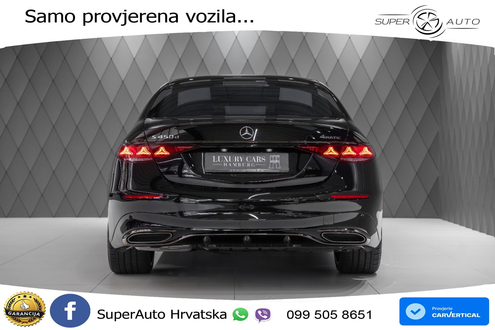 Mercedes S 450d (367 KS) EQ Boost 4MATIC 9G-TRONIC AMG ACC+HEAD+4xGR SJED+360+PANO