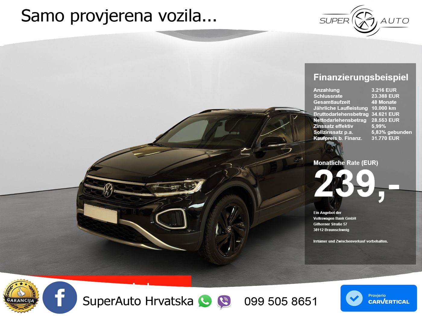Volkswagen T-Roc I 2.0 TDI (150 KS) DSG LED+GR SJED+ACC