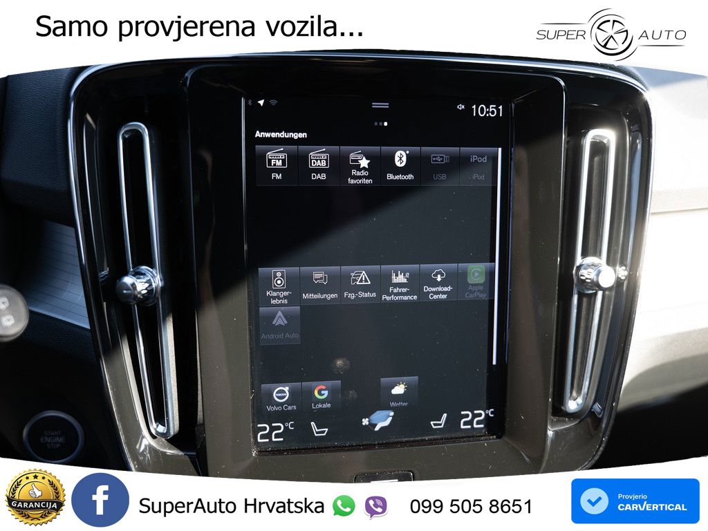 Volvo XC40 1.5 T4 TwEn 211 KS Automatic LED+GR SJED+ACC