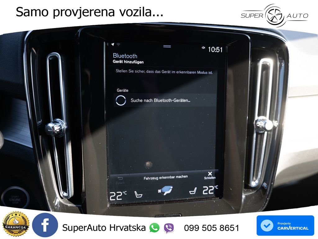 Volvo XC40 1.5 T4 TwEn 211 KS Automatic LED+GR SJED+ACC