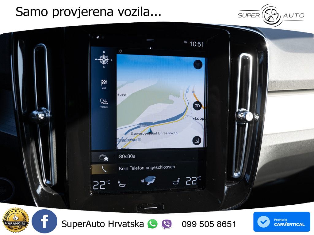 Volvo XC40 1.5 T4 TwEn 211 KS Automatic LED+GR SJED+ACC