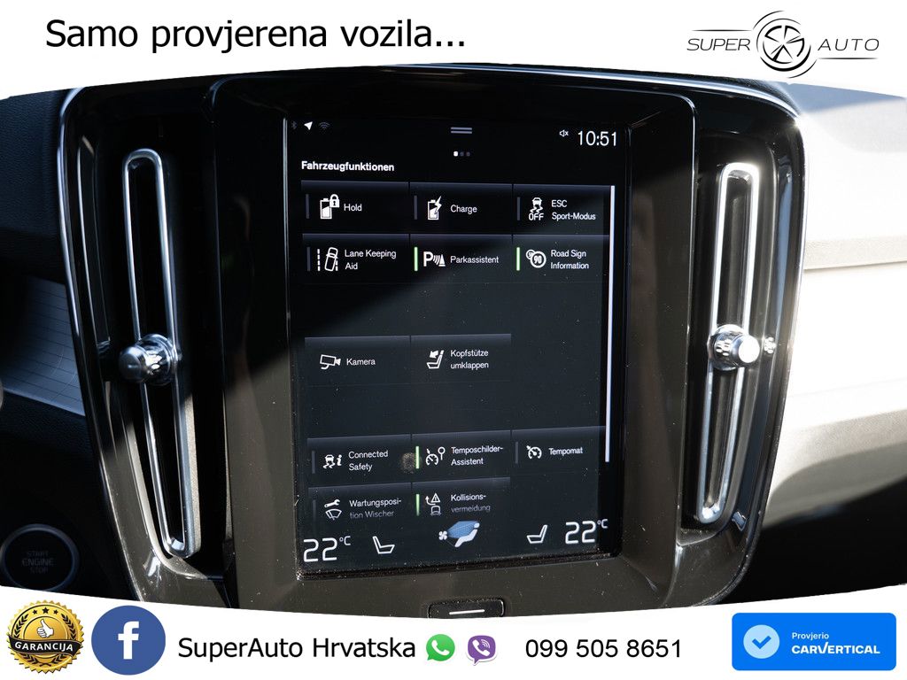 Volvo XC40 1.5 T4 TwEn 211 KS Automatic LED+GR SJED+ACC