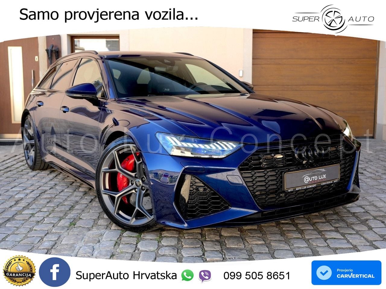 Audi RS6 Avant 4.0 TFSI V8 performance (630 KS)  quattro tiptronic