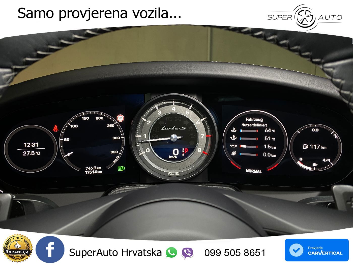 Porsche 911 Turbo S 3.8 (650 KS) PDK LED+GR SJED+ACC