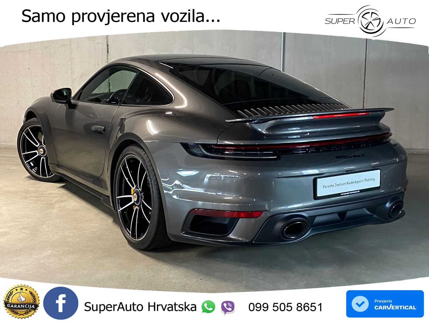 Porsche 911 Turbo S 3.8 (650 KS) PDK LED+GR SJED+ACC