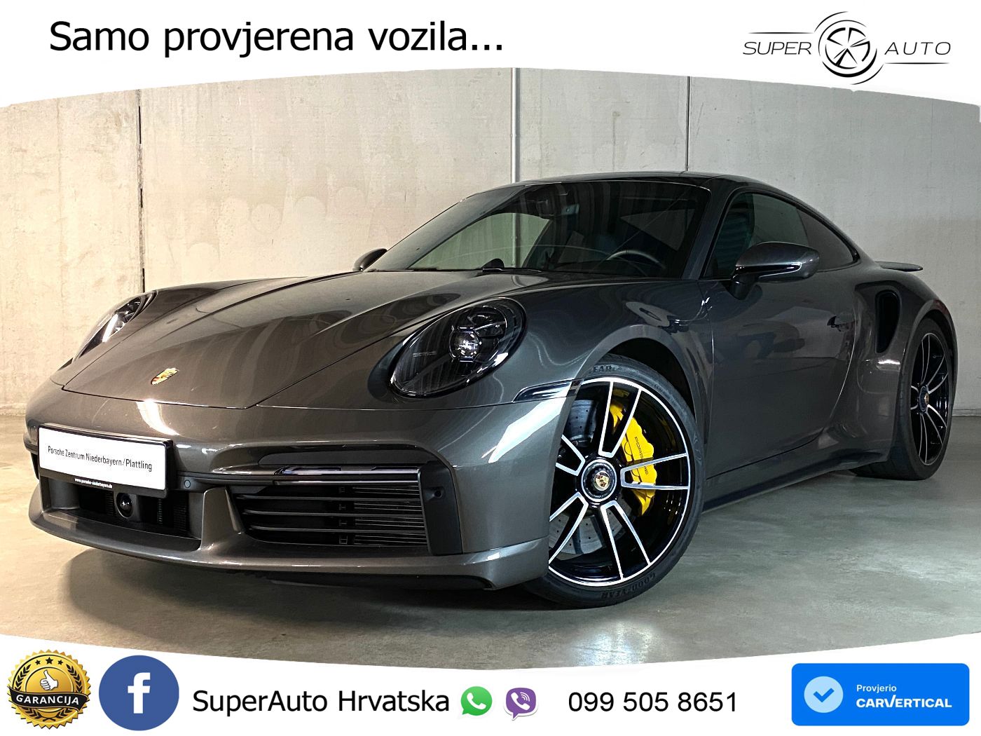 Porsche 911 Turbo S 3.8 (650 KS) PDK LED+GR SJED+ACC