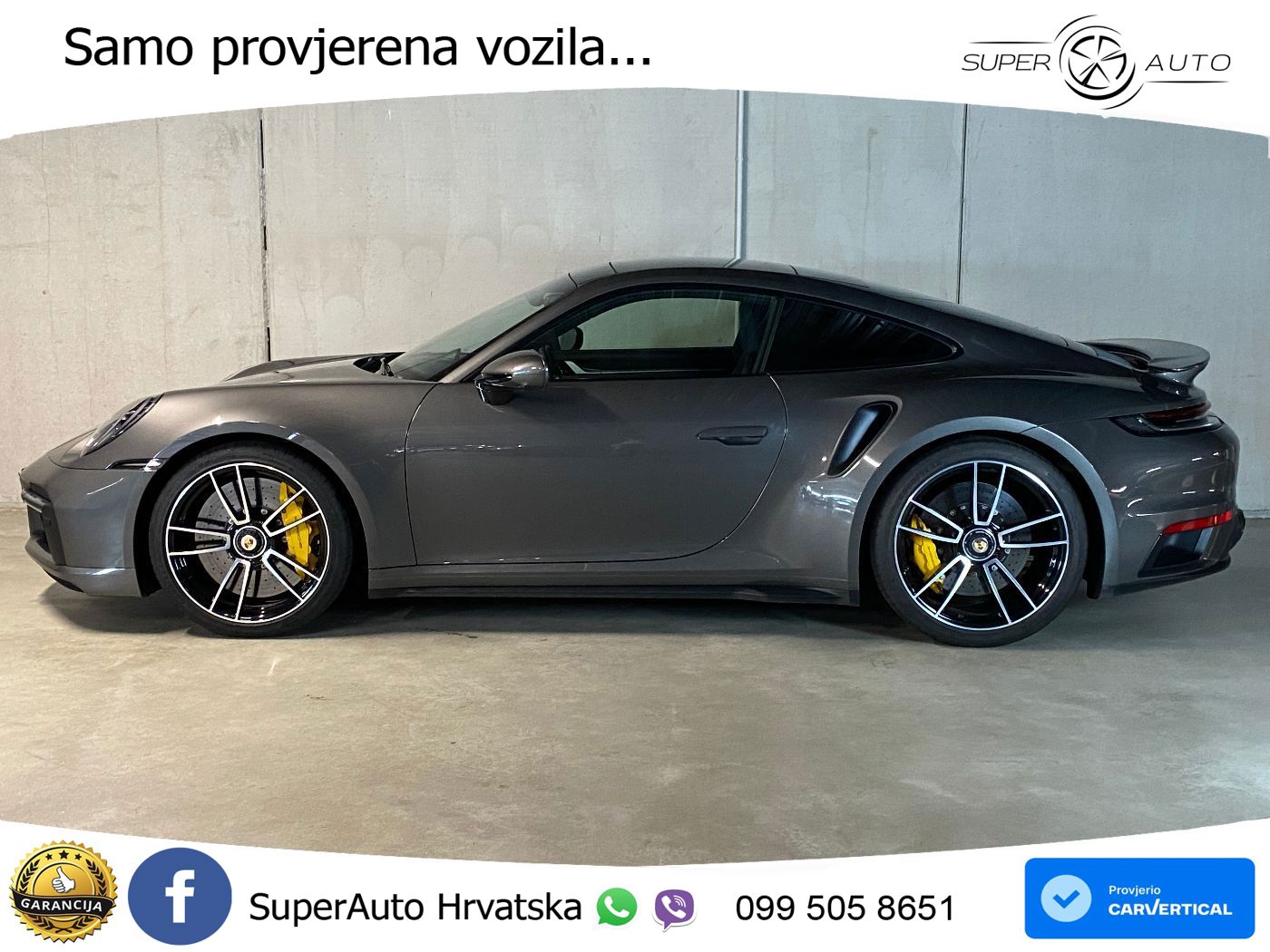 Porsche 911 Turbo S 3.8 (650 KS) PDK LED+GR SJED+ACC