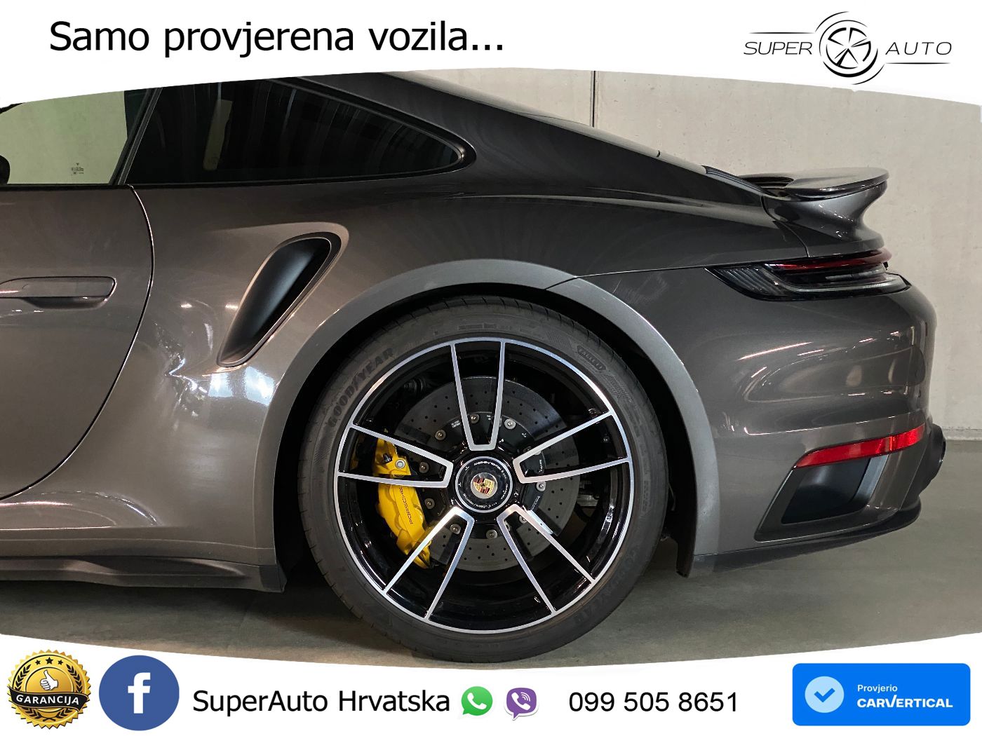 Porsche 911 Turbo S 3.8 (650 KS) PDK LED+GR SJED+ACC