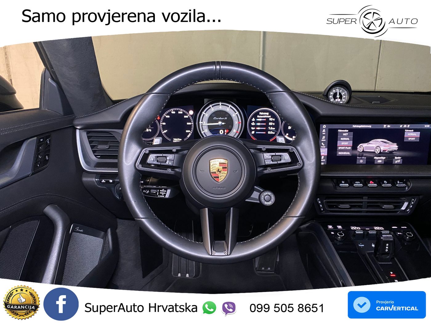 Porsche 911 Turbo S 3.8 (650 KS) PDK LED+GR SJED+ACC