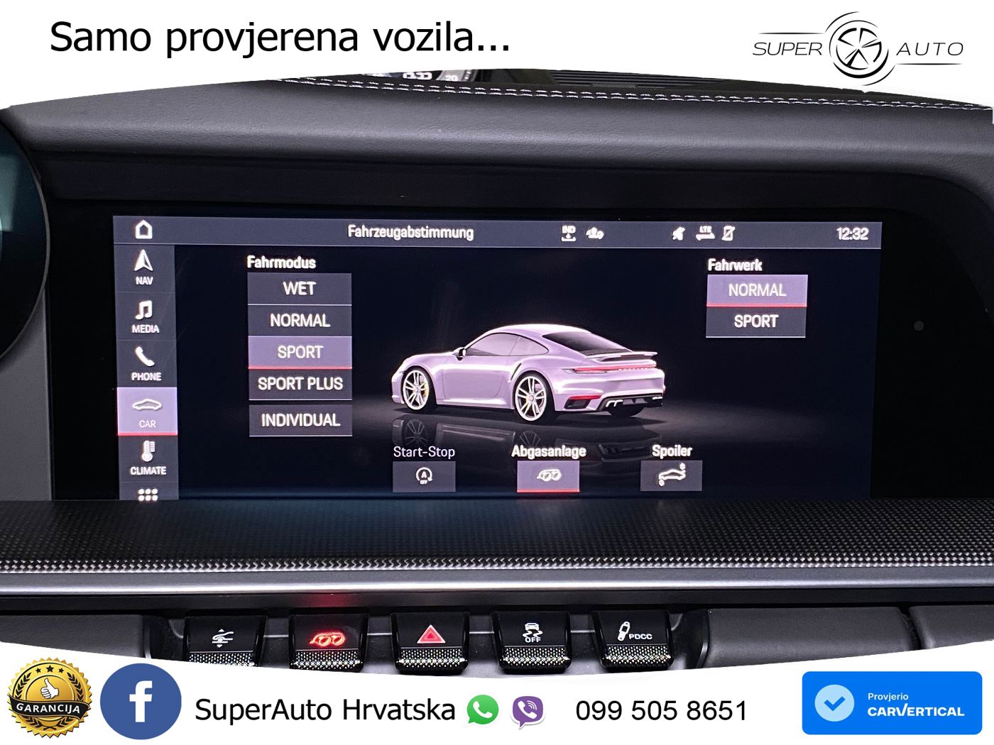 Porsche 911 Turbo S 3.8 (650 KS) PDK LED+GR SJED+ACC