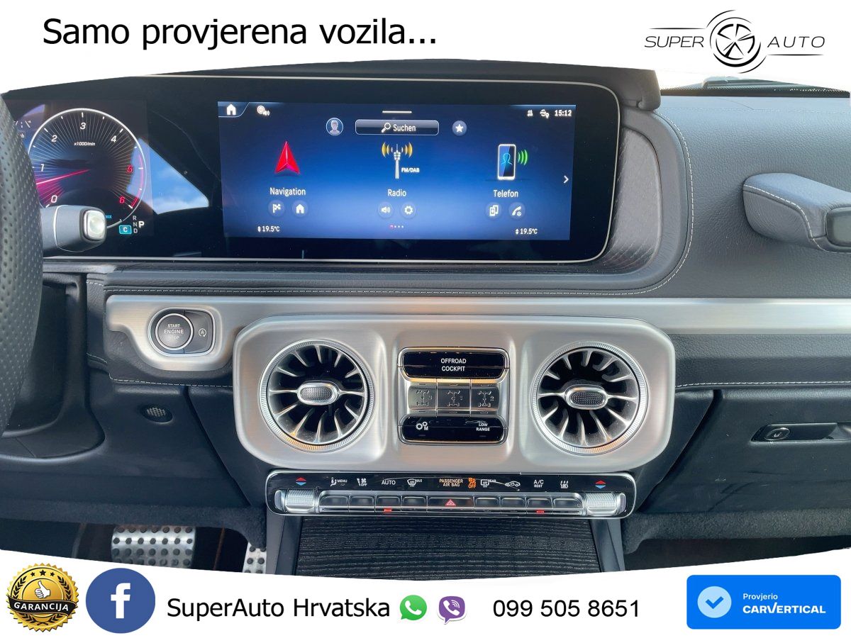 Mercedes G 450d Long (367 KS) 4MATIC 9G-TRONIC Manufaktur LED+GR SJED+ACC