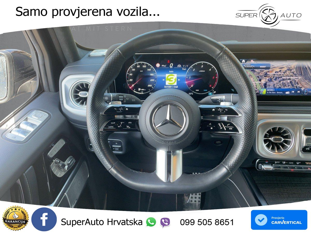 Mercedes G 450d Long (367 KS) 4MATIC 9G-TRONIC Manufaktur LED+GR SJED+ACC
