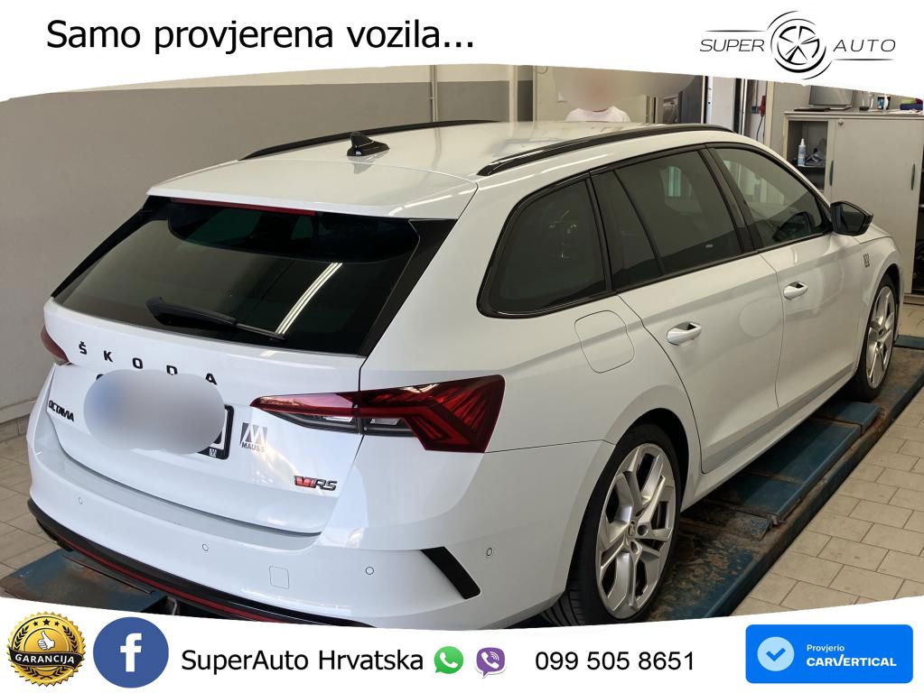 Škoda Octavia Combi RS 2.0 TDI (200 KS) 4x4 DSG LED+GR SJED+ACC