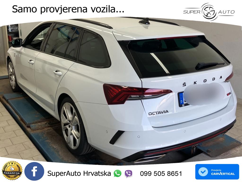 Škoda Octavia Combi RS 2.0 TDI (200 KS) 4x4 DSG LED+GR SJED+ACC