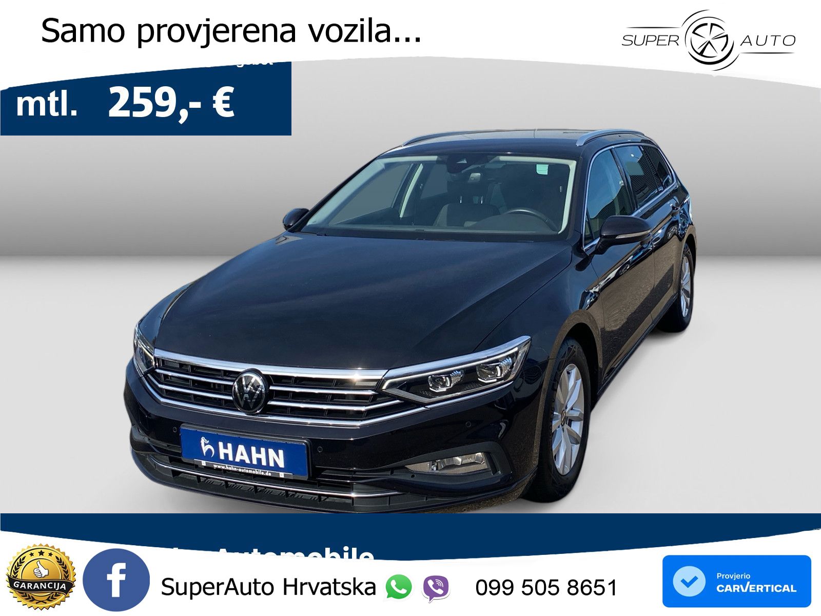 Volkswagen Passat Variant 2.0 TDI (150 KS) DSG Business LED+GR SJED+ACC