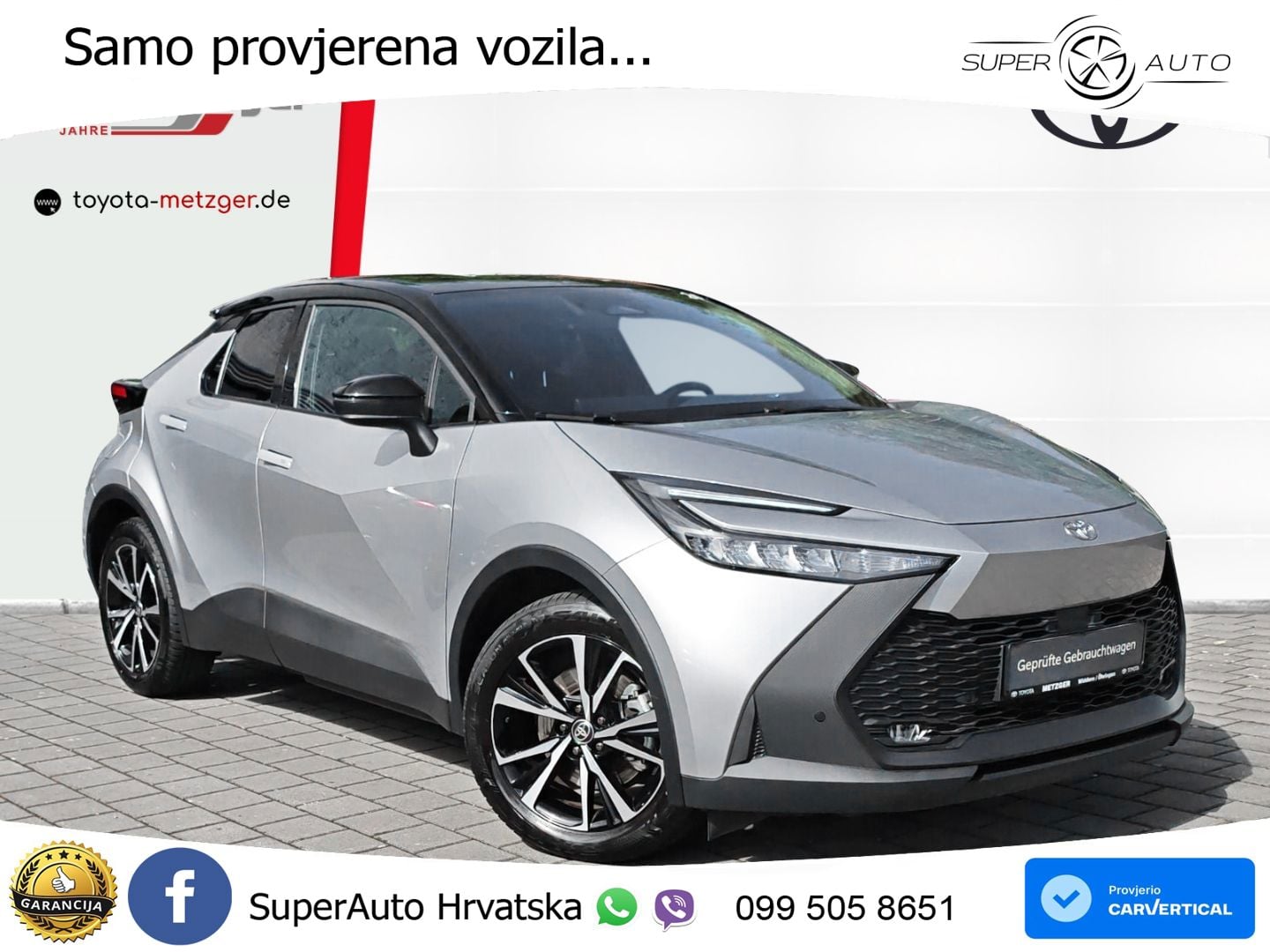 Toyota C-HR 2.0 (223 KS) PHEV e-CVT Teamplayer LED+GR SJED+ACC