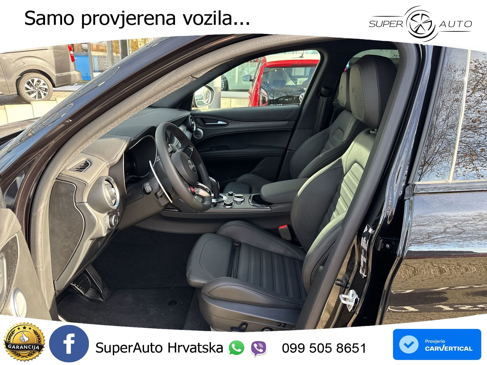 Alfa Romeo Stelvio Quadrifoglio 2.9 V6 Bi-Turbo (520 KS) Q4 Automatic ZRAČNI+ACC+GR SJED+KAM
