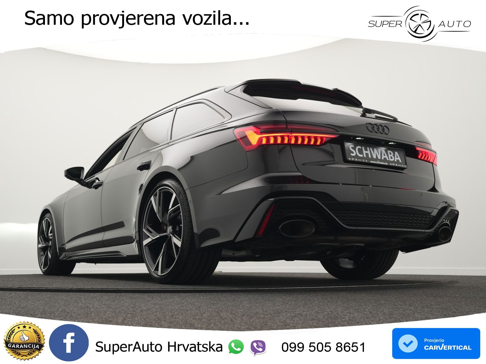 Audi RS6 Avant 4.0 TFSI V8 (600 KS) quattro Tiptronic LED+GR SJED+ACC