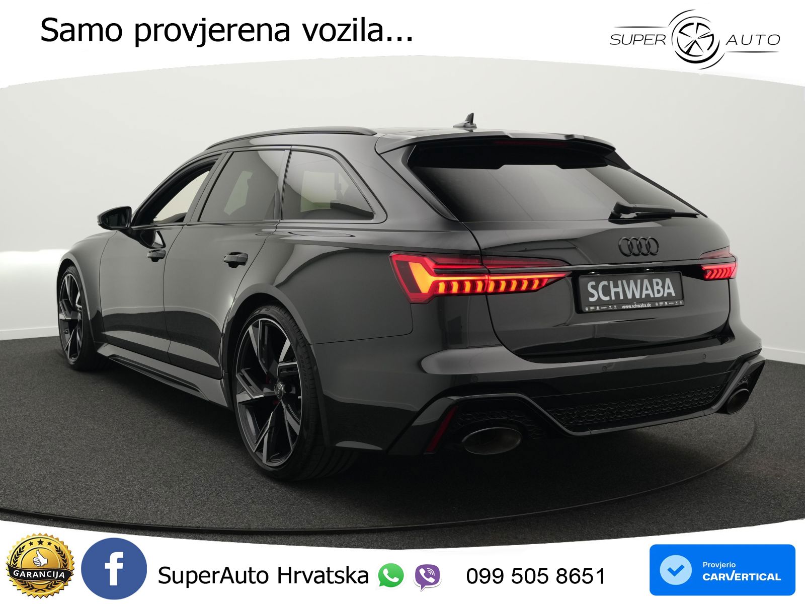 Audi RS6 Avant 4.0 TFSI V8 (600 KS) quattro Tiptronic LED+GR SJED+ACC