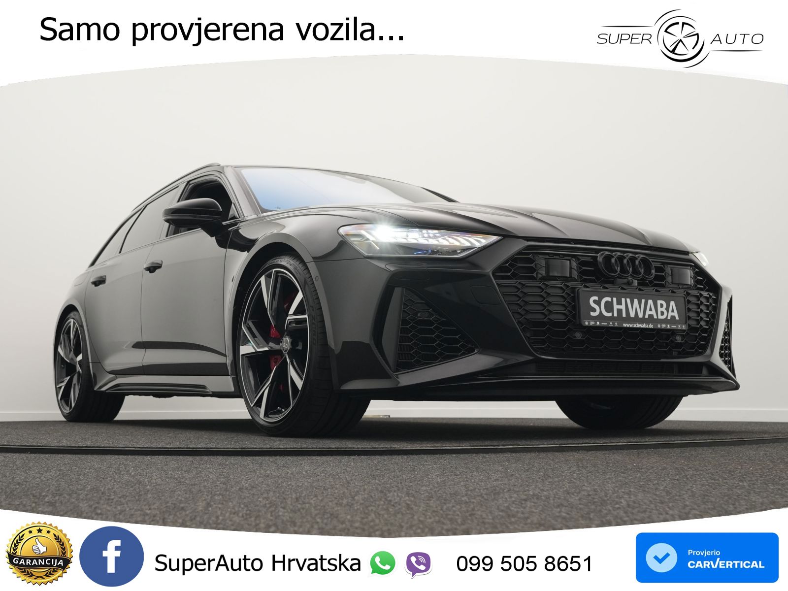 Audi RS6 Avant 4.0 TFSI V8 (600 KS) quattro Tiptronic LED+GR SJED+ACC
