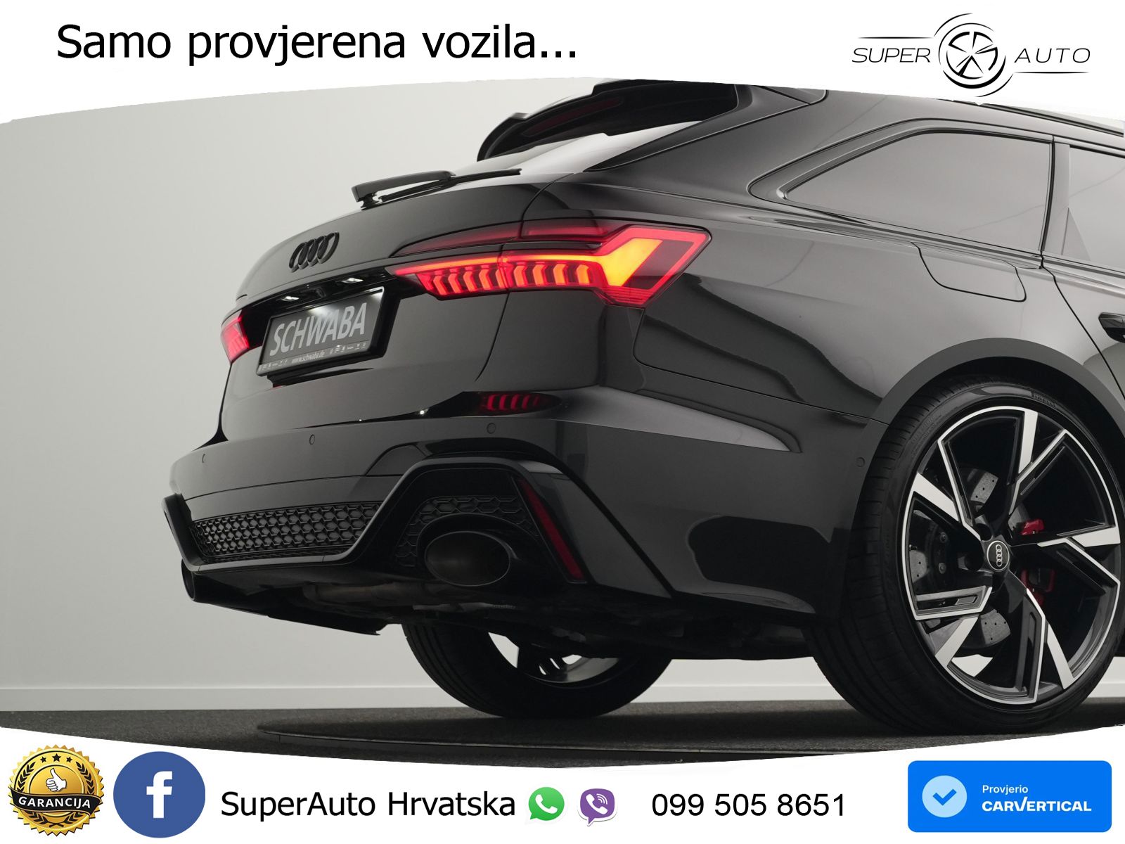 Audi RS6 Avant 4.0 TFSI V8 (600 KS) quattro Tiptronic LED+GR SJED+ACC