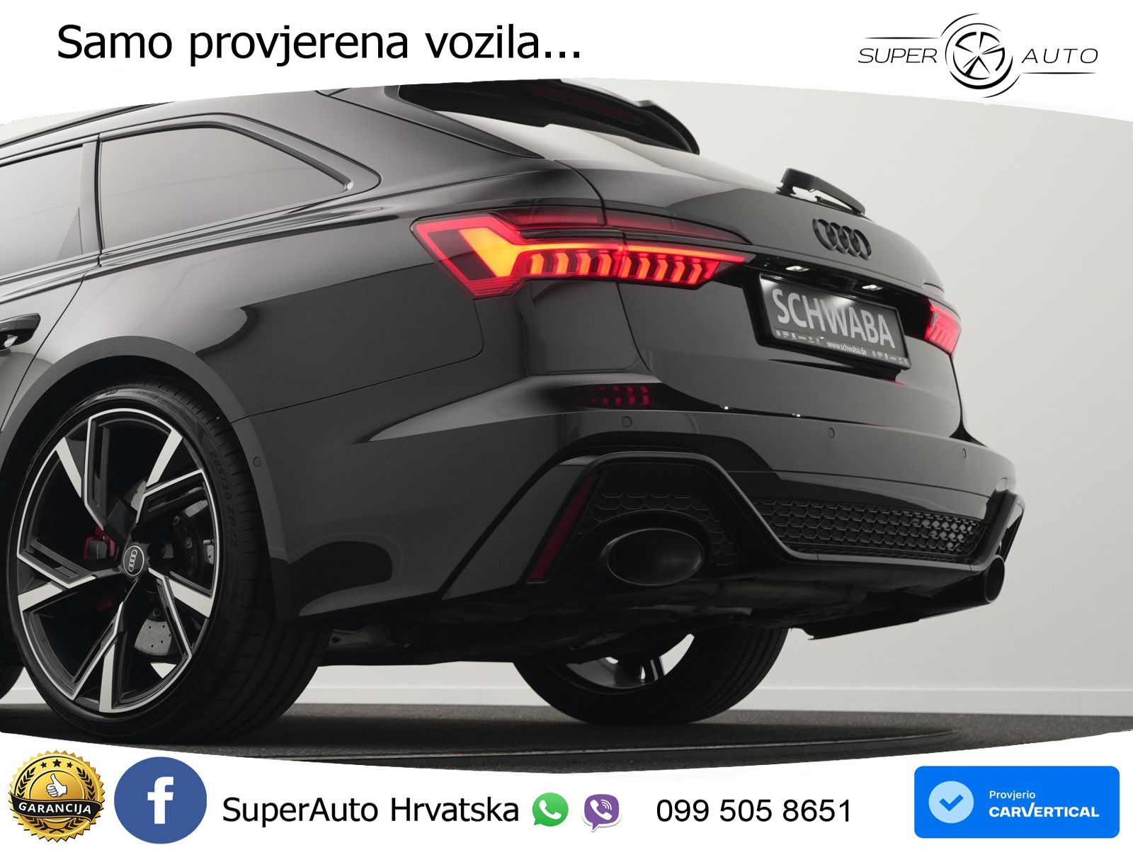 Audi RS6 Avant 4.0 TFSI V8 (600 KS) quattro Tiptronic LED+GR SJED+ACC