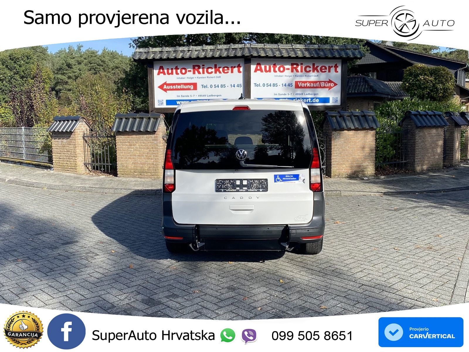 Volkswagen Caddy Maxi Rollstuhlgerecht | Kamera | App-Conne 102 KS