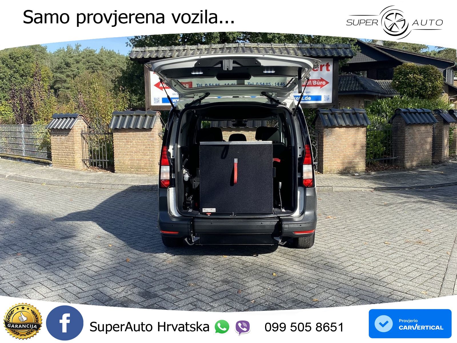 Volkswagen Caddy Maxi Rollstuhlgerecht | Kamera | App-Conne 102 KS