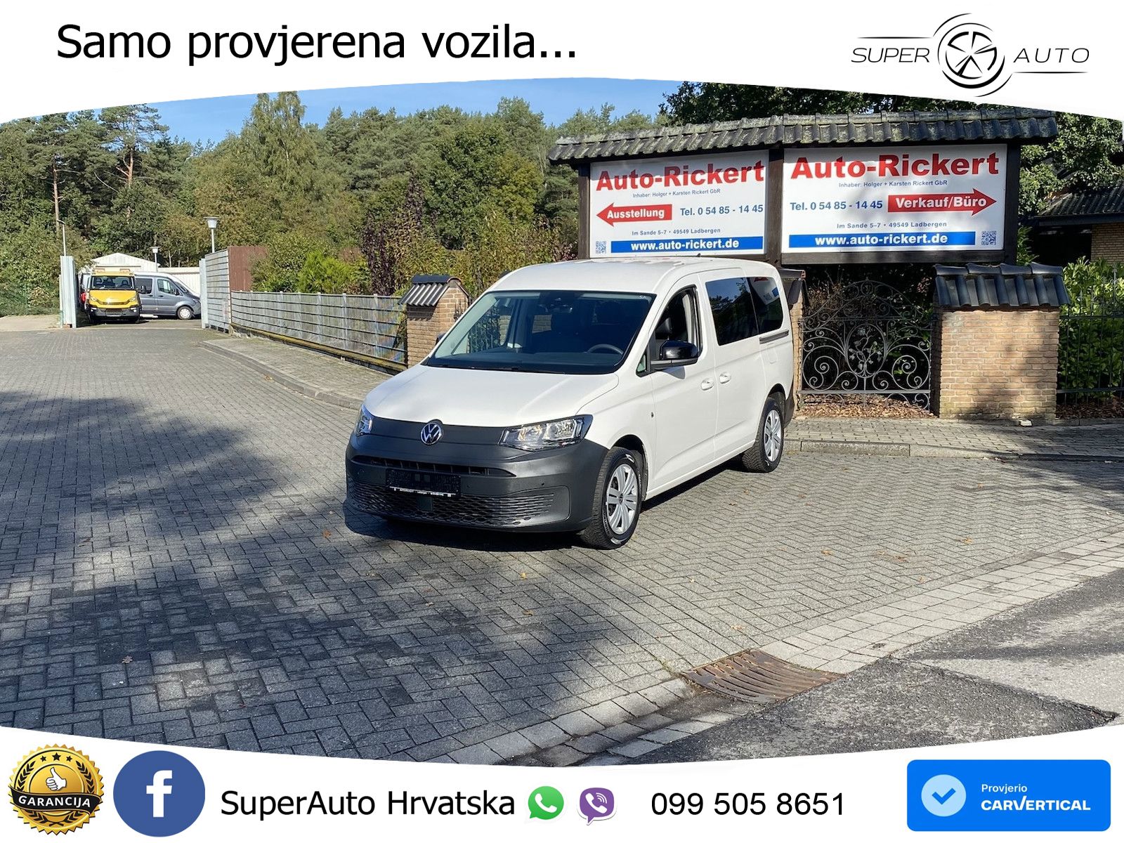 Volkswagen Caddy Maxi Rollstuhlgerecht | Kamera | App-Conne 102 KS