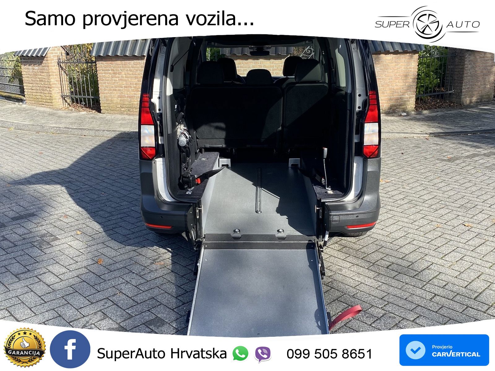 Volkswagen Caddy Maxi Rollstuhlgerecht | Kamera | App-Conne 102 KS
