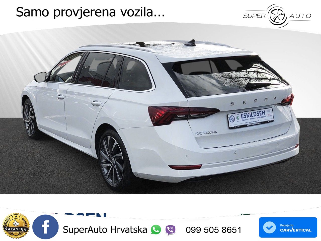 Škoda Octavia Combi 2.0 TDI (150 KS) DSG LED+GR SJED+ACC