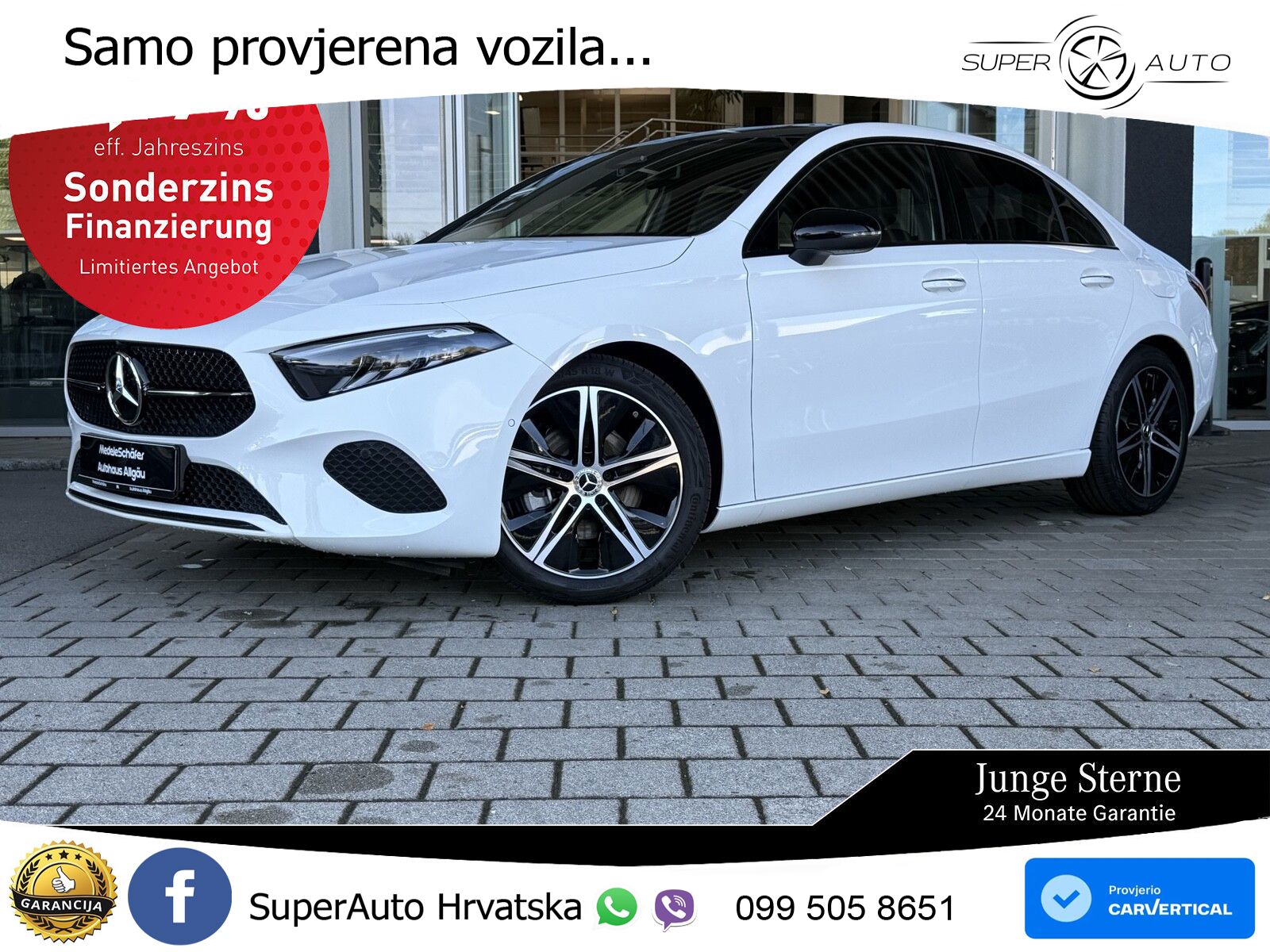 Mercedes-Benz A 200 7G-DCT LED+GR SJED+ACC