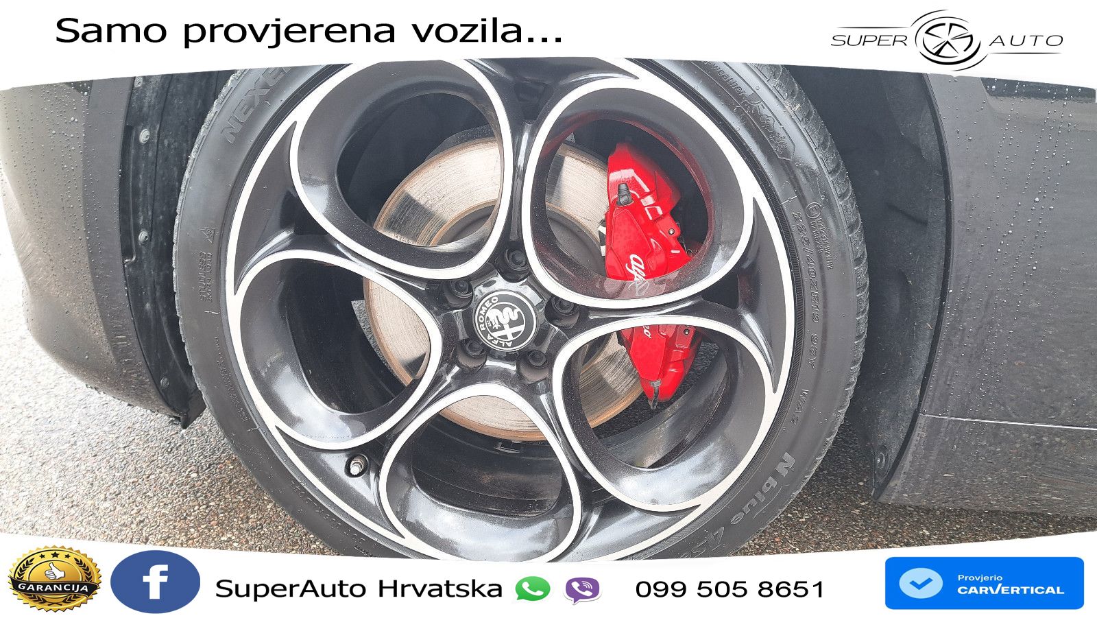 Alfa Romeo Giulia 2.0 Turbo (280 KS) Q4 Automatic LED+GR SJED+ACC