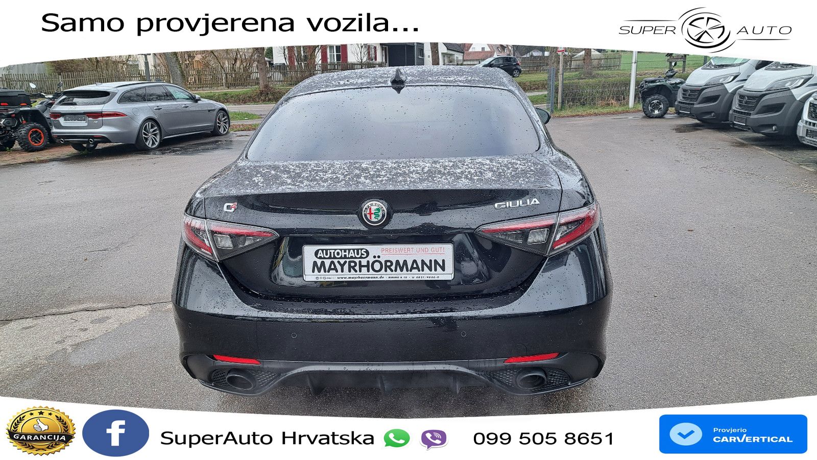 Alfa Romeo Giulia 2.0 Turbo (280 KS) Q4 Automatic LED+GR SJED+ACC
