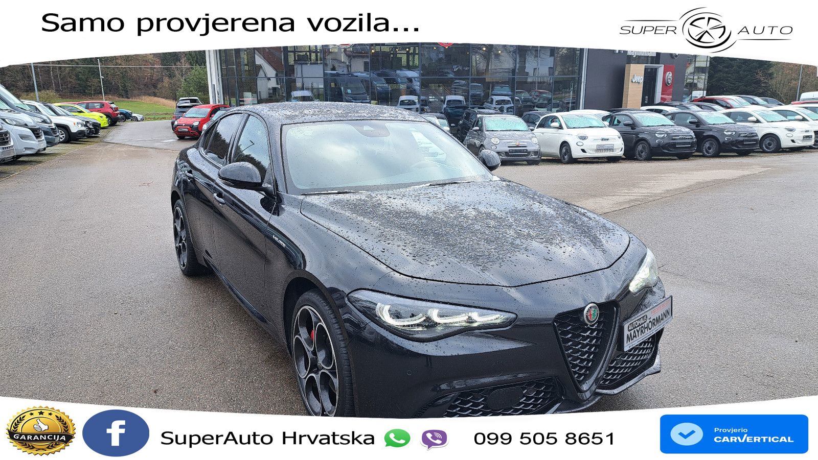 Alfa Romeo Giulia 2.0 Turbo (280 KS) Q4 Automatic LED+GR SJED+ACC