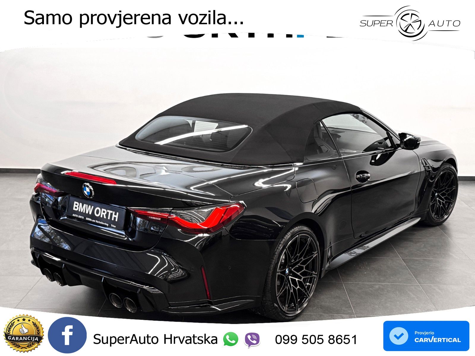 BMW M4 Convertible Competition 3.0 (510 KS) xDrive Steptronic ACC+HEAD+GR SJED+360+PANO
