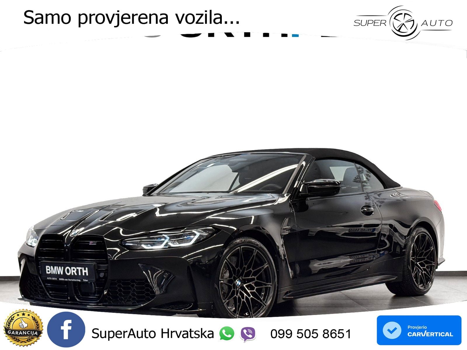 BMW M4 Convertible Competition 3.0 (510 KS) xDrive Steptronic ACC+HEAD+GR SJED+360+PANO