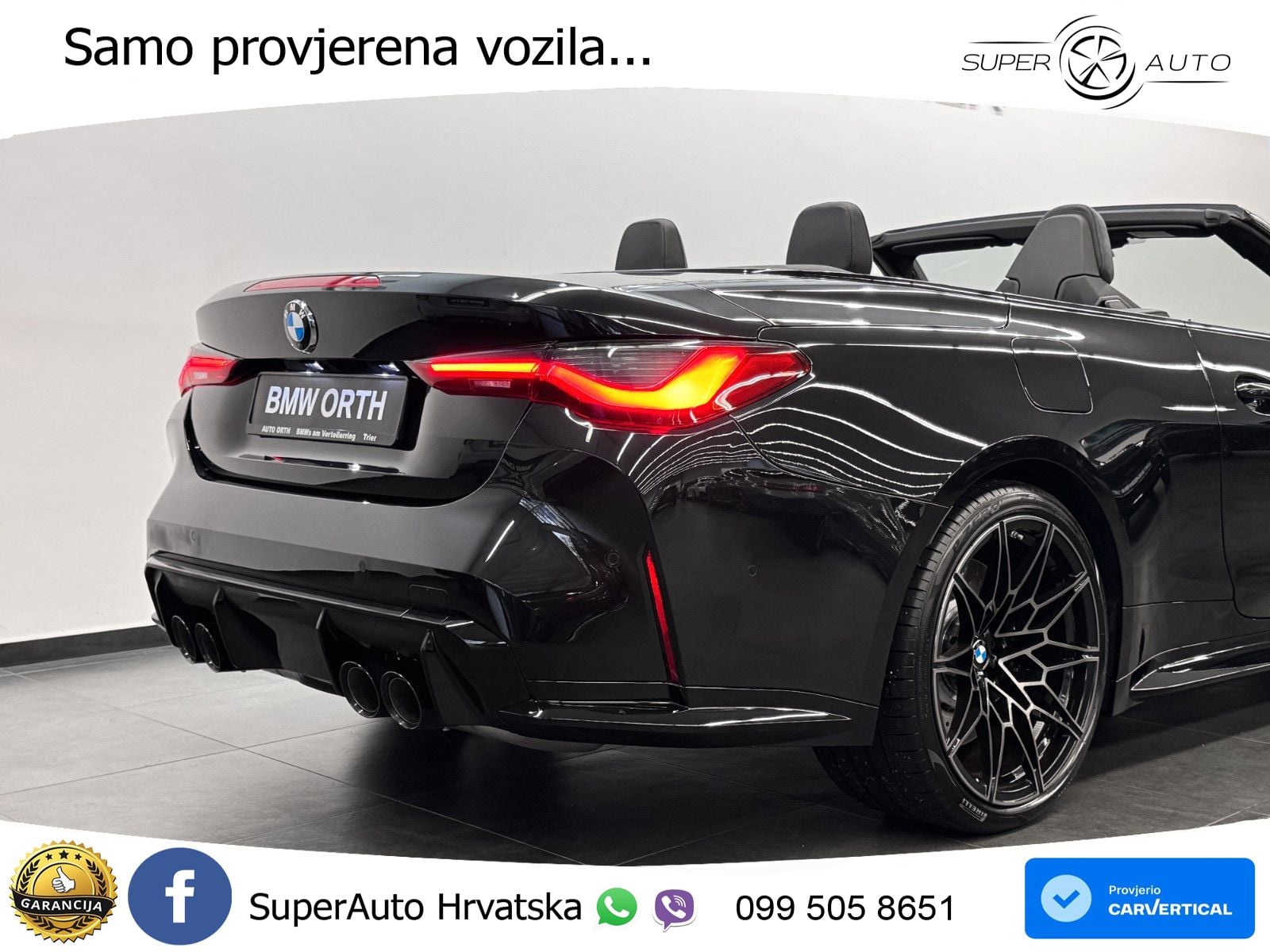 BMW M4 Convertible Competition 3.0 (510 KS) xDrive Steptronic ACC+HEAD+GR SJED+360+PANO