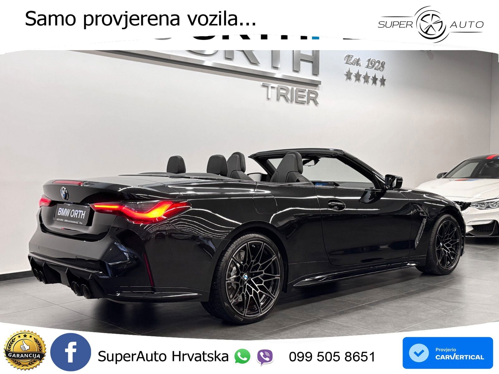 BMW M4 Convertible Competition 3.0 (510 KS) xDrive Steptronic ACC+HEAD+GR SJED+360+PANO