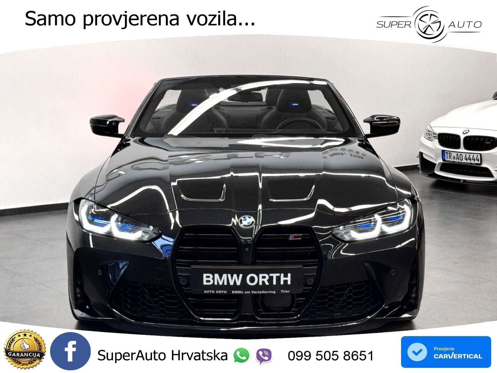 BMW M4 Convertible Competition 3.0 (510 KS) xDrive Steptronic ACC+HEAD+GR SJED+360+PANO